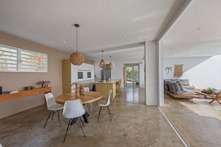 Volledig uitgeruste keuken in luxe vakantievilla Curaçao