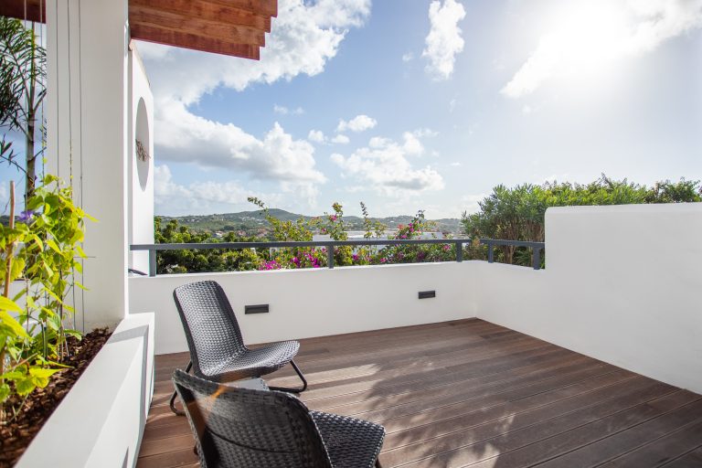 Terrace at the studio