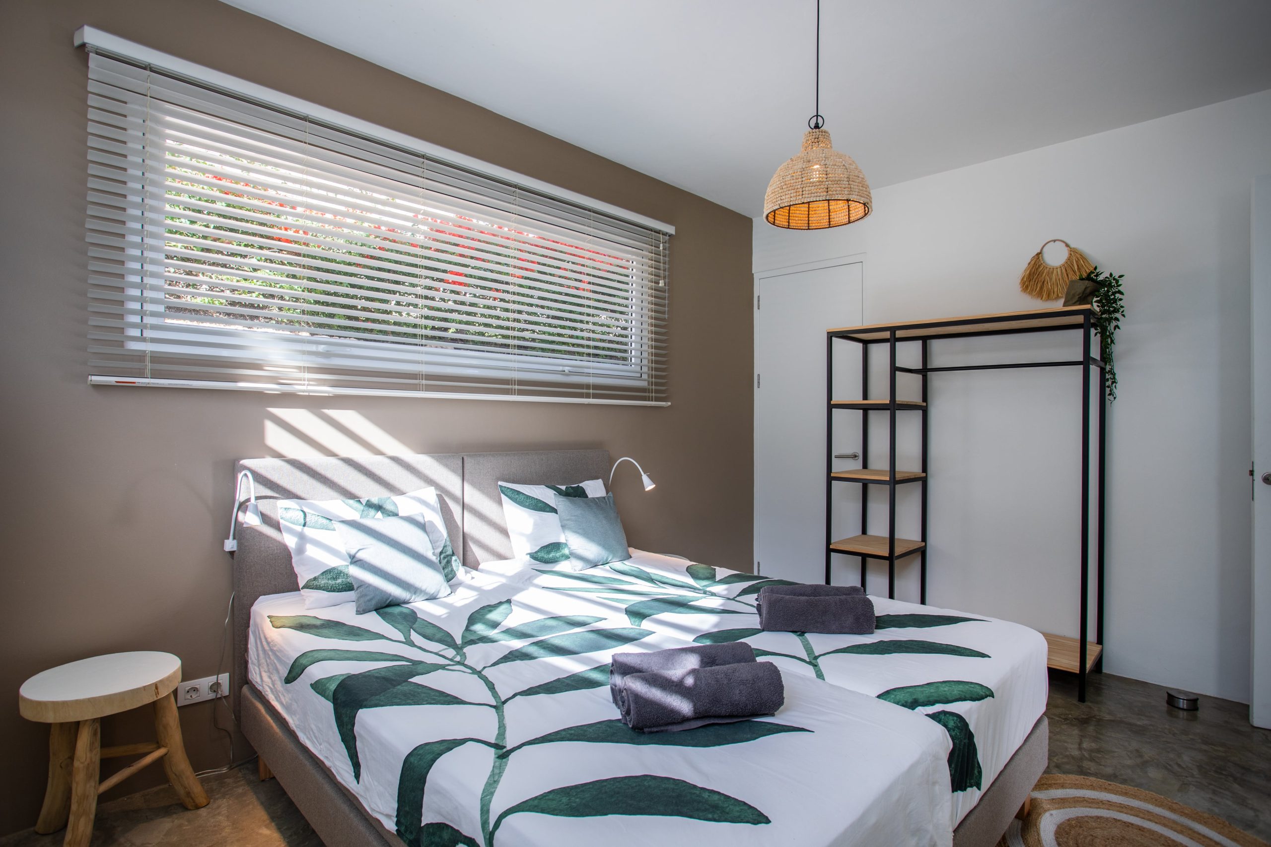 Vier slaapkamers in Villa South Beach Curaçao voor 8 gasten